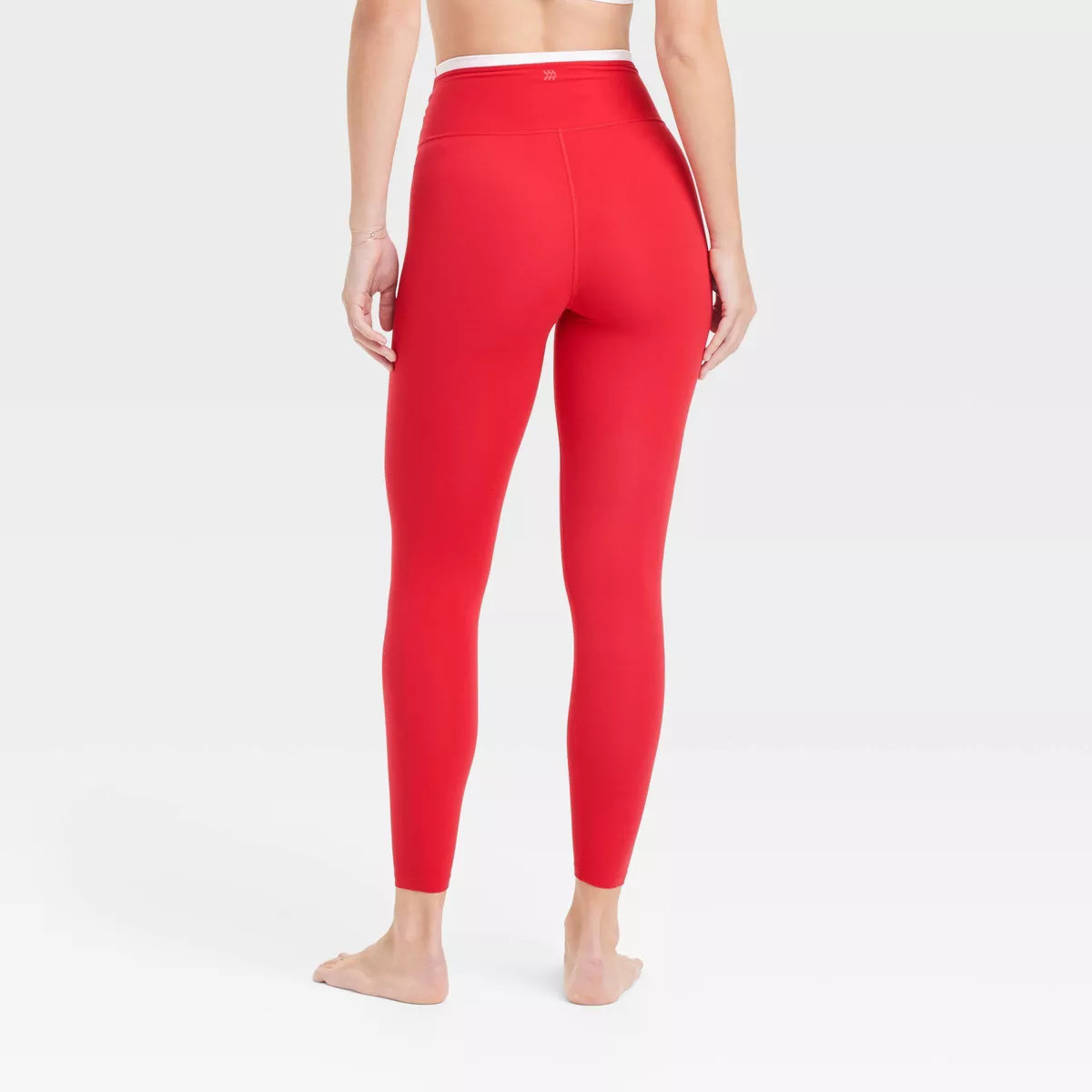 Women's Everyday Soft High-Rise Piped V-Waistband 7/8 Leggings - All In Motion™ | Target