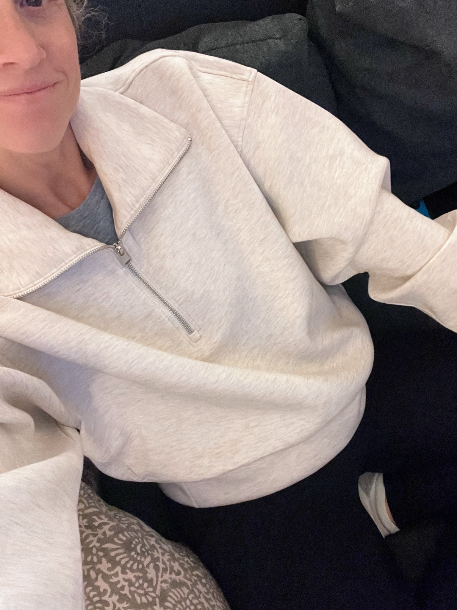 old navy half zip - off white half zip sweatshirt - varley dupe

#LTKFindsUnder50 #LTKActive