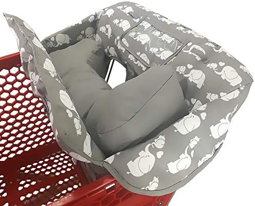 Soft Pillow Attached 2-in-1 Shopping Cart and High Chair Cover for Baby~Padded~Fold'n Roll Style~... | Amazon (US)