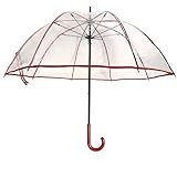 Vista International and Stylish Clear Umbrella, Red | Amazon (US)