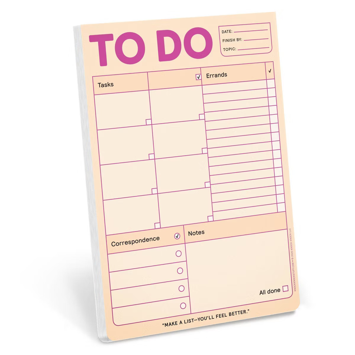 Knock Knock 6"x9" To Do List Note Pad | Target