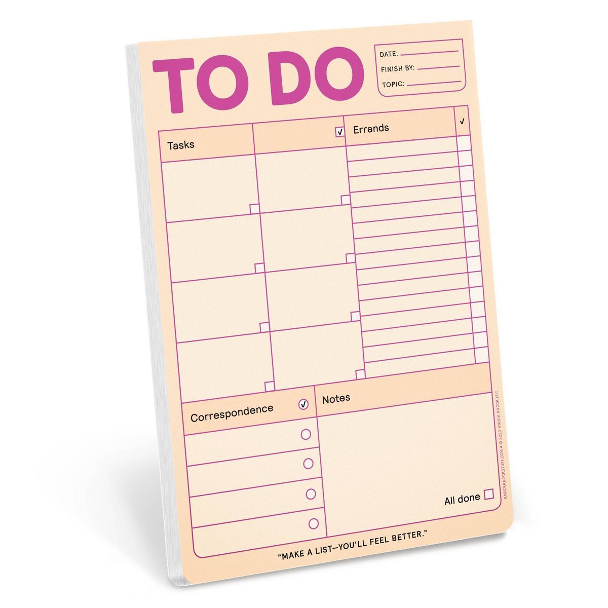 Knock Knock 6"x9" To Do List Notepad | Target