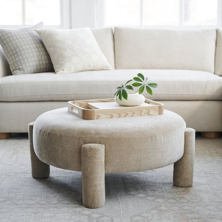 Inez Large Ottoman | West Elm (US)