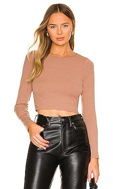 ALL THE WAYS Bella Long Sleeve Top in Toast from Revolve.com | Revolve Clothing (Global)