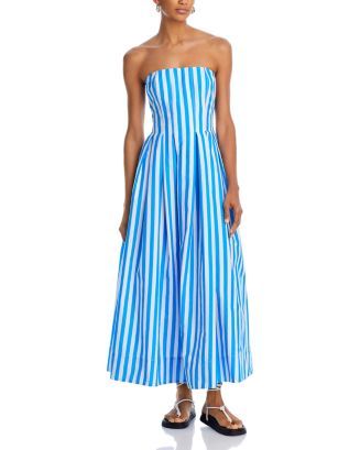 AQUA Strapless Striped Maxi Dress - 100% Exclusive Women - Bloomingdale's | Bloomingdale's (US)
