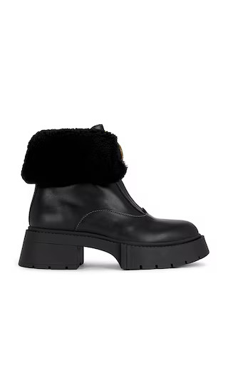 Leah Platform Shearling Zip Bootie | Revolve Clothing (Global)