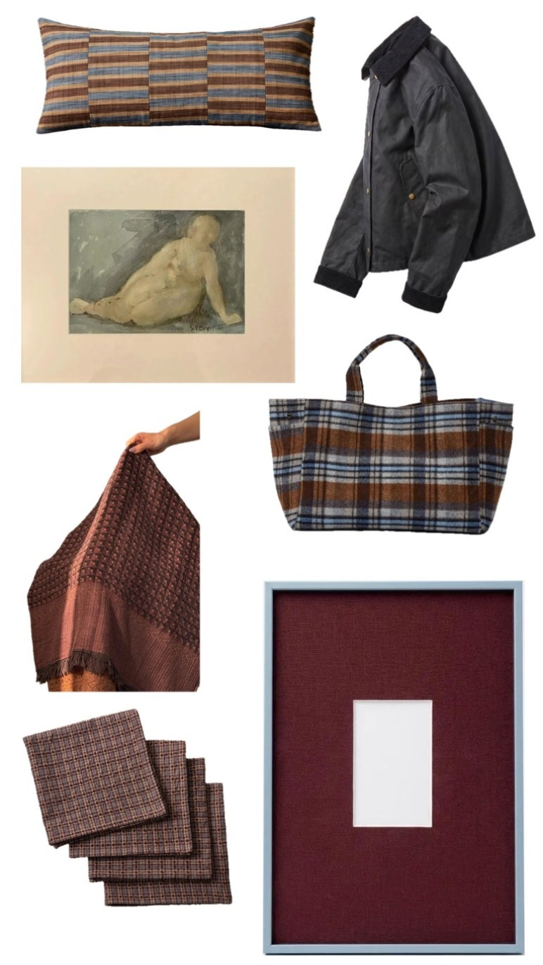 some odds & ends, burgundy’s & blues