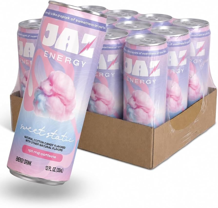 Sweet Static Cotton Candy Energy Drink (12 Pack) 12-Pack | Amazon (US)