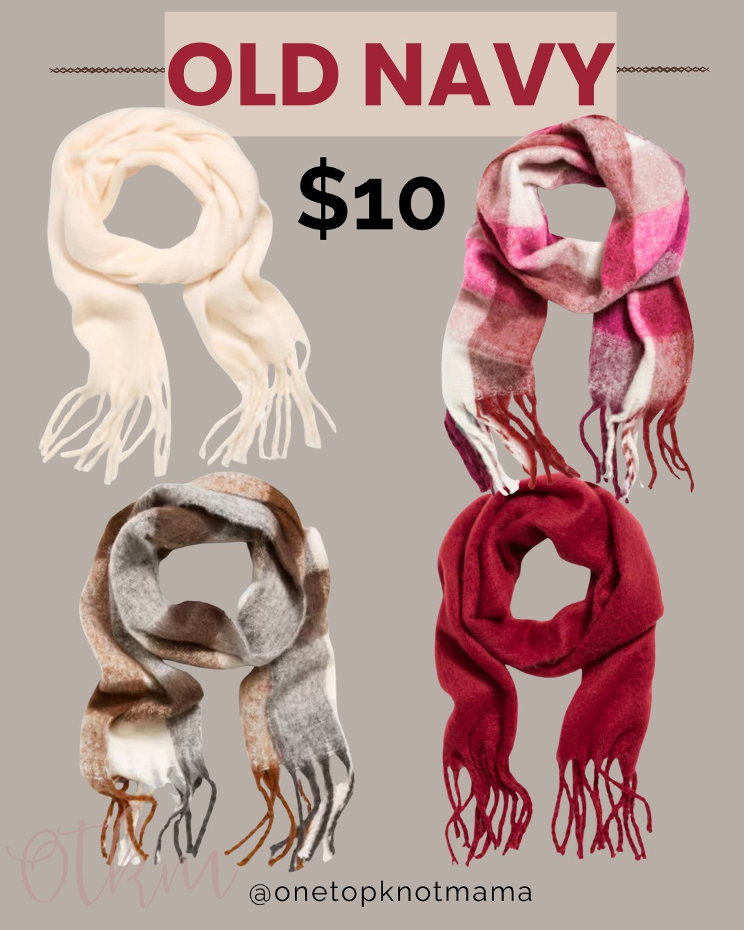 Be ready for cold weather with these $10 scarves at old navy!#scarves #coldweatheraccessories #bundleup #oldnavy

#LTKgrwm #LTKmomlife #LTKHoliday