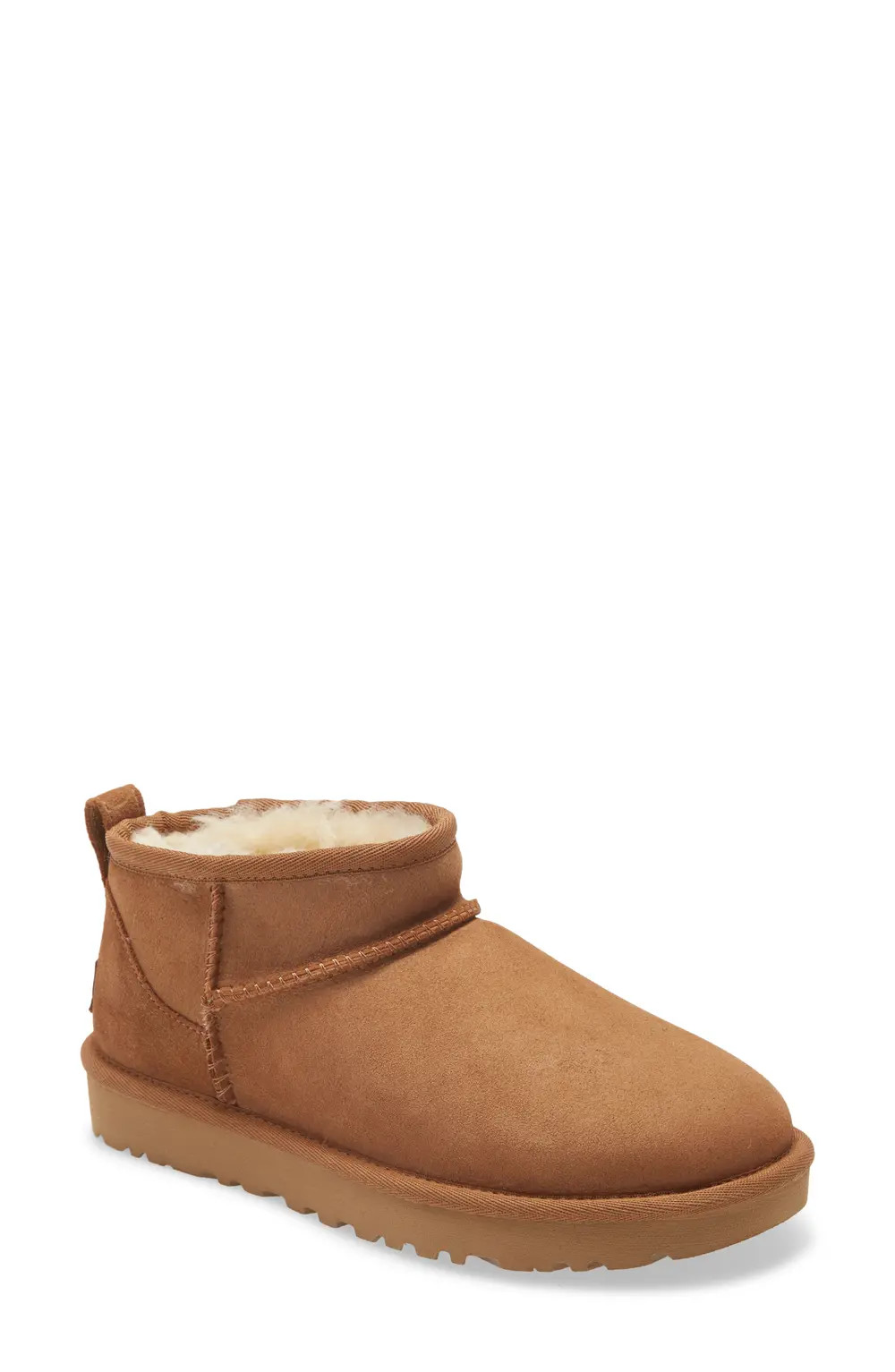 UGG(R) Ultra Mini Classic Boot, Size 8 in Chestnut Suede at Nordstrom | Nordstrom Canada