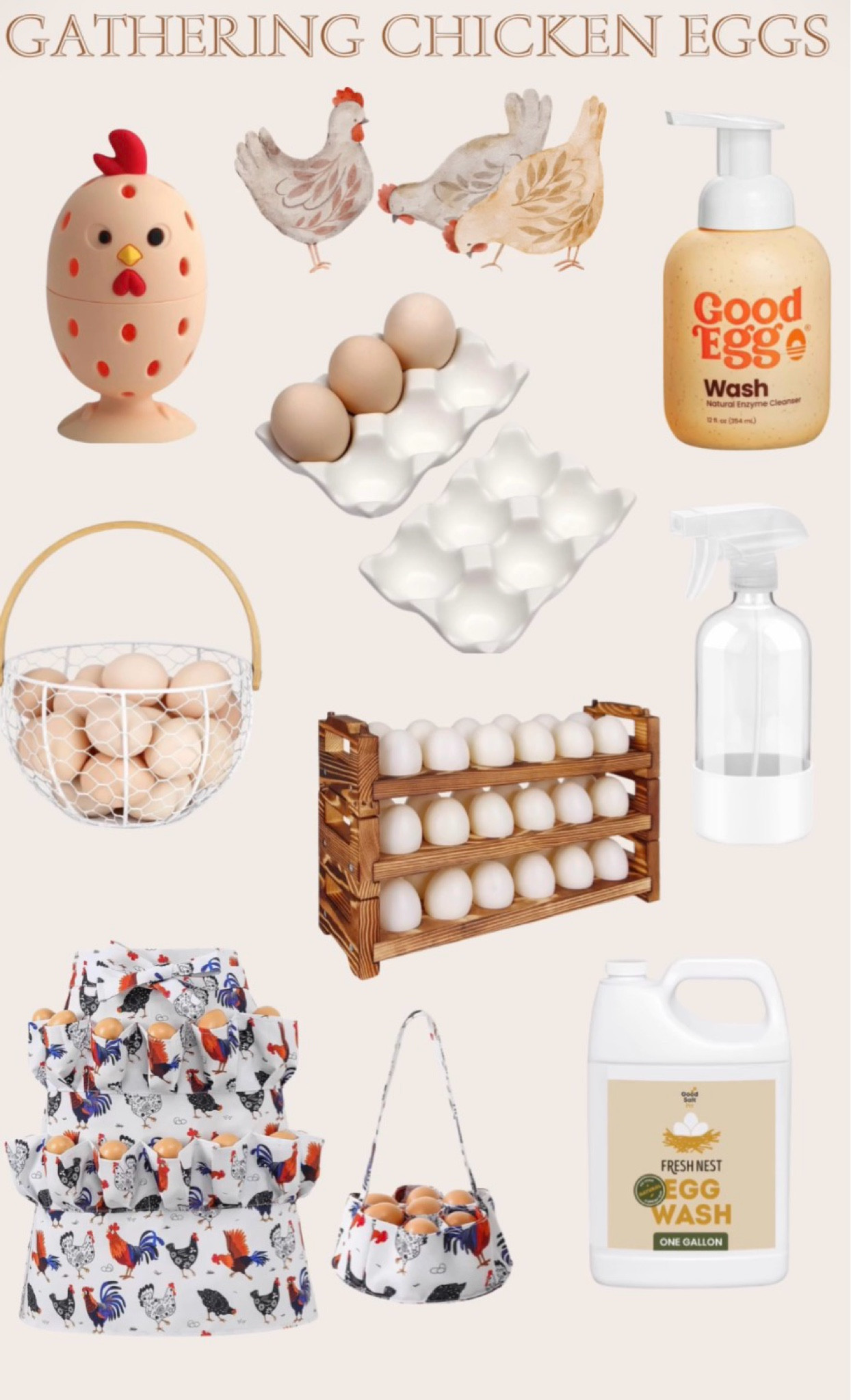 Chicken egg wash 
Chicken egg scrubber 
Egg basket
Amazon chicken finds


#LTKmorningroutine #LTKdayinmylife