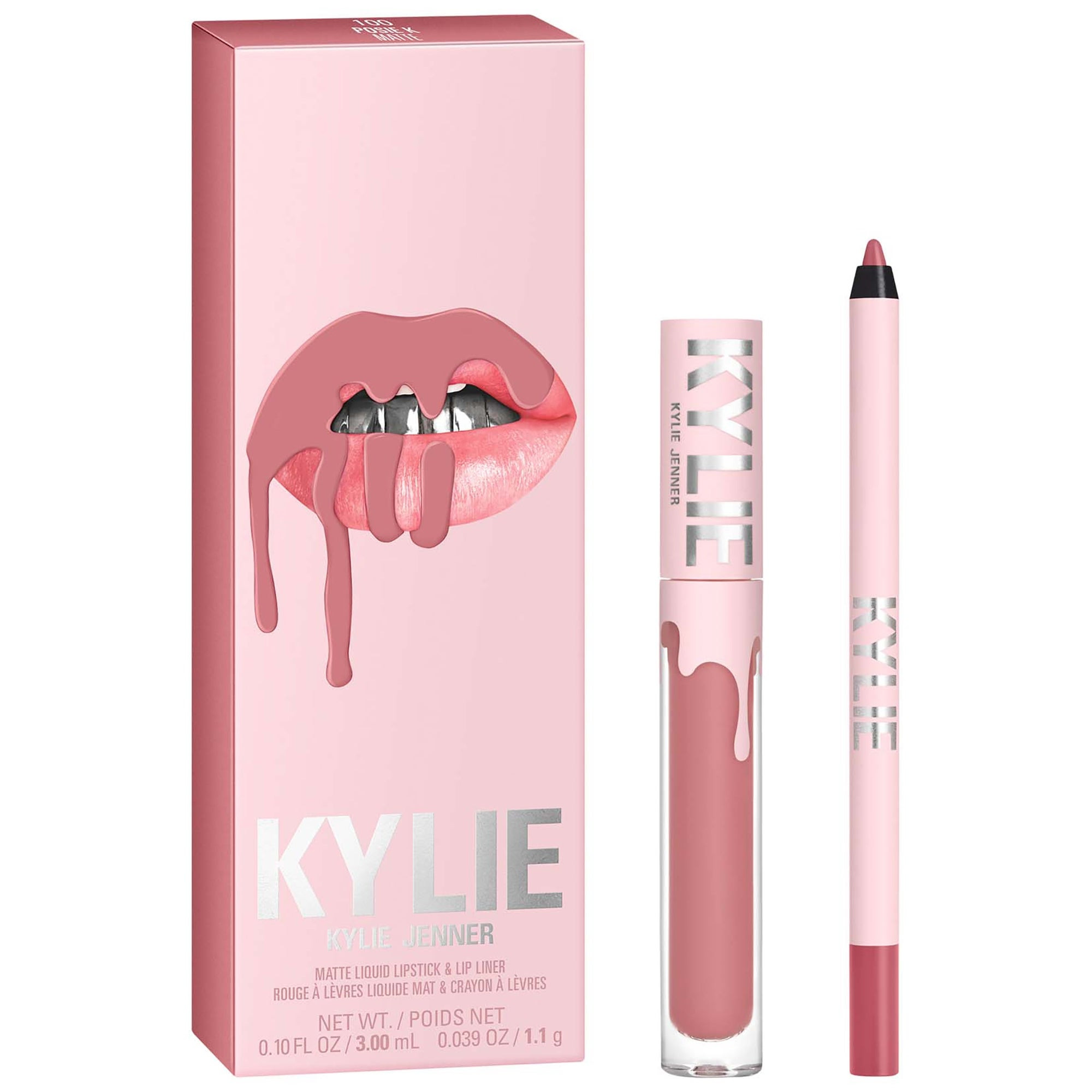 Kylie Cosmetics Matte Lip Kit - 100 Posie K | LOOKFANTASTIC | Look Fantastic (UK)