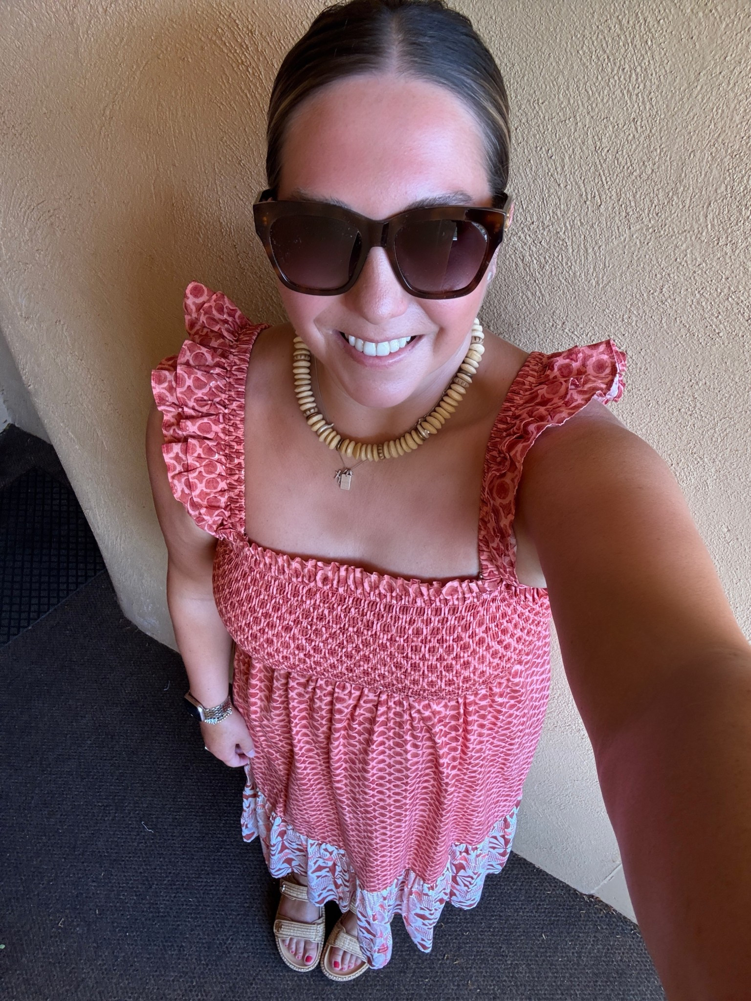 Did a little exploring of the island today. We went to upcountry to shop and browse and then down to Paia to see the turtles and stop at the famous Mama’s Fish House. This dress is so fun and perfect for a day of running around. I love the colors and prints. Paired with some natural accessories to balance out my look  

#LTKTravel #LTKMidsize #LTKShoeCrush