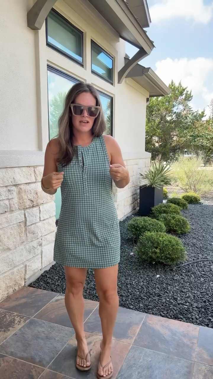 A tennis dress with bathroom friendly shorts?! 🙌 Abercrombie NAILED this one! Built in bra, adjustable length options, and the fit is SO good. I’m 5’3” and tried the large petite, but my usual medium petite would’ve been perfect!

Abercrombie tennis dress, athletic dress, bathroom friendly shorts, built in bra, petite tennis dress, fall athleisure, activewear dress, sporty mom outfit, comfortable tennis dress, Abercrombie activewear, everyday athletic outfit, JulieFranks