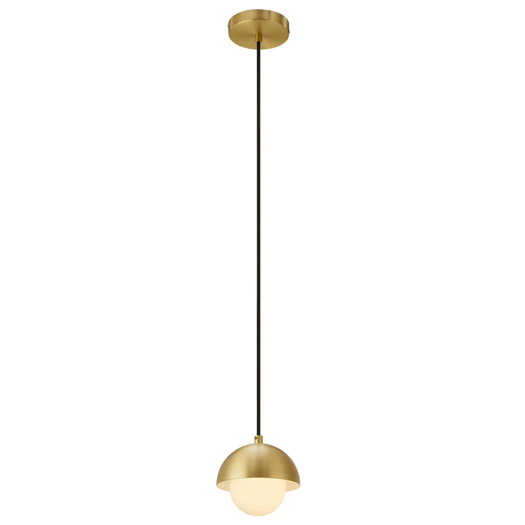 Eclipse Globe Pendant Light In Black | Wayfair North America