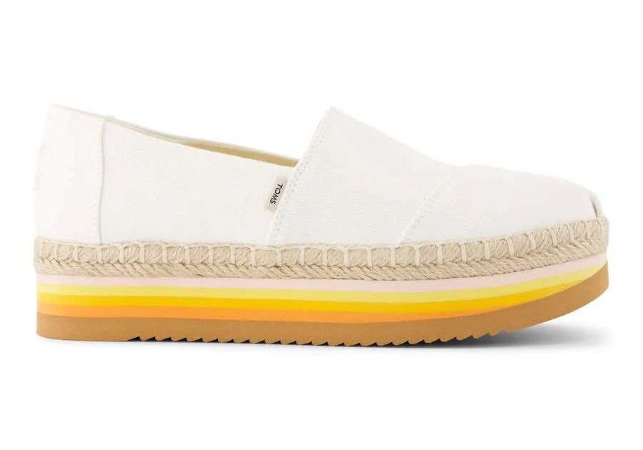 Women

Alpargata Platform Rope High White Espadrille | Toms Americas