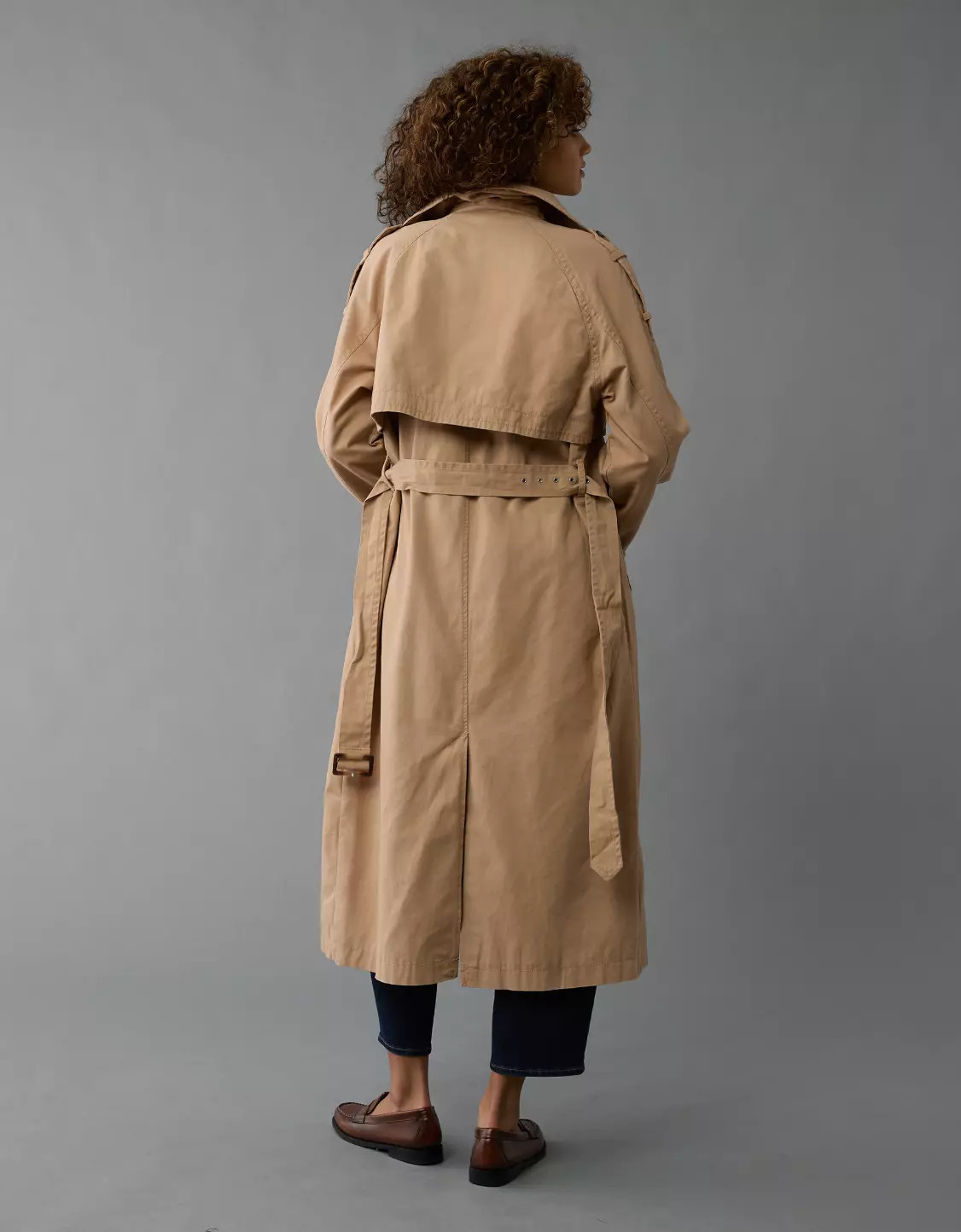 AE Twill Trench Coat | American Eagle Outfitters (US & CA)