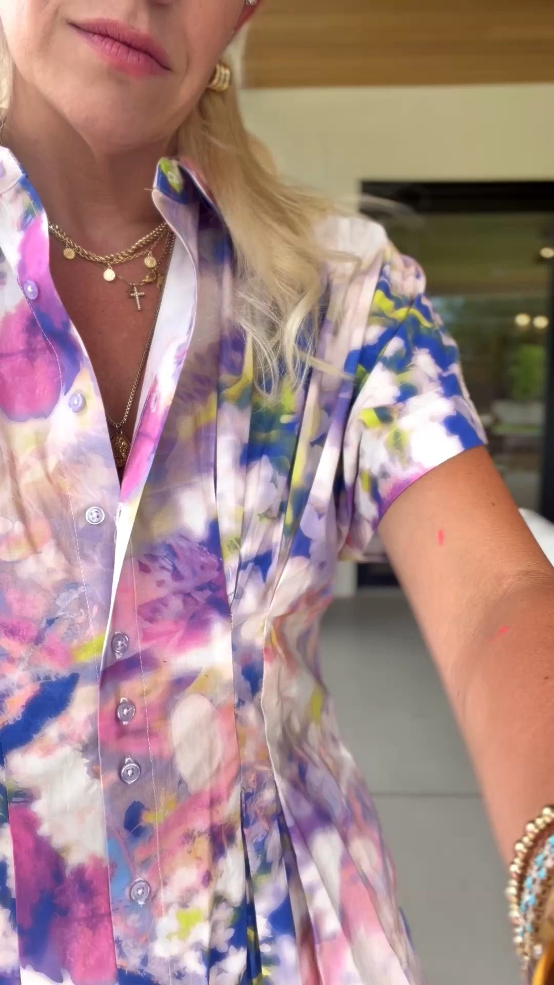 Another print in this Walmart dress!
