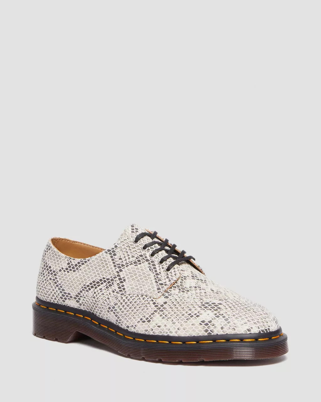 2046 Snake Print Suede Oxford Shoes | Dr. Martens