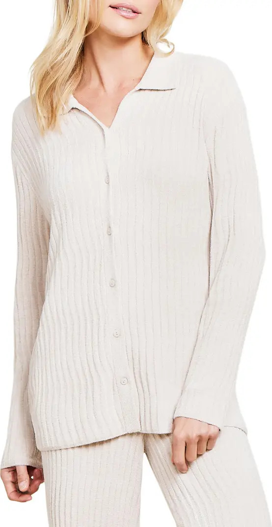 Barefoot Dreams® CozyChic® Ultra Lite® Wave Rib Button-Up Shirt | Nordstromrack | Nordstrom Rack