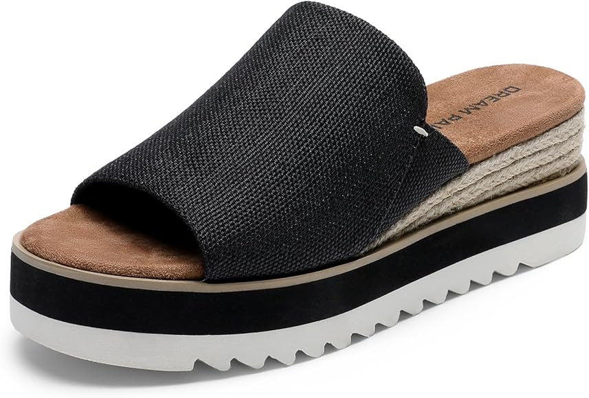 DREAM PAIRS Platform Sandals Women Slip-on Espadrille Bohemia Wedge Sandals, Comfort Dressy Summe... | Amazon (US)
