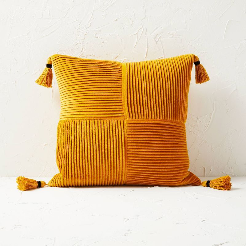Pleated Velvet Square Throw Pillow - Opalhouse™ designed with Jungalow™ | Target