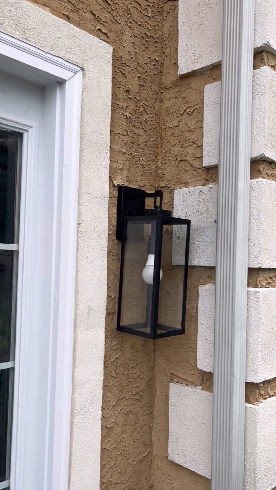 Swapped out my old, on date, falling apart, front porch, lights to these dust to Dawn light sensor lights. I absolutely love them. They turn on as soon as the sun goes down, and turn off when the sun comes back up in the morning. It allows for great lighting on my front door camera, and they're so cute and modern! Took me about 20 minutes to install each one, which I did all by myself. Get them!

Front door, lighting, automatic lighting, diy, Home, modern lighting, wayfair 



#LTKhome #LTKVideo #LTKfindsunder100