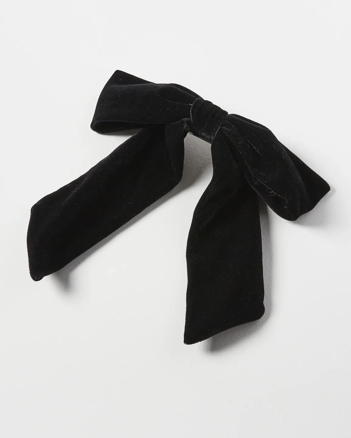 Elera Black Velvet Bow Barrette Hair Clip | Oliver Bonas | Oliver Bonas (Global)