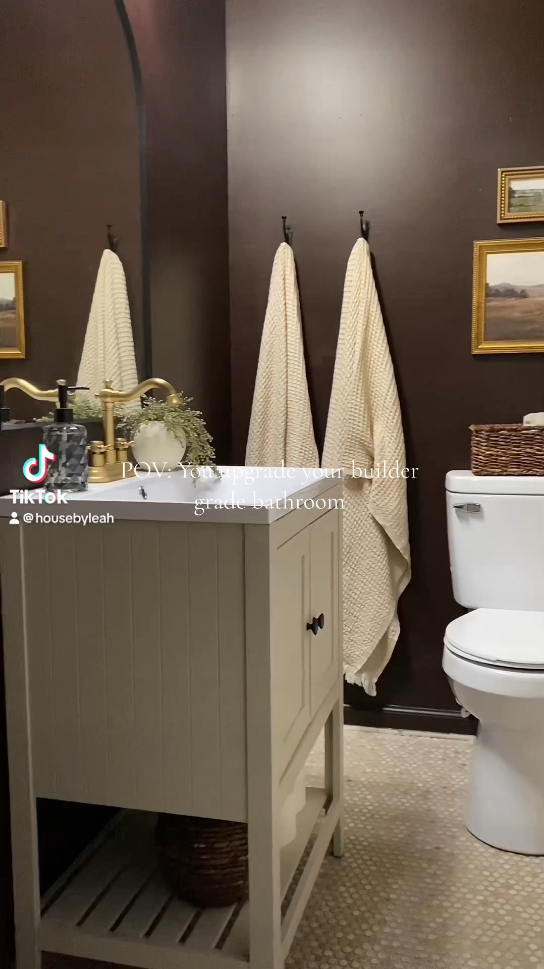 Upgrading our builder grade bathroom with similar pieces linked below! 

#LTKSeasonal #LTKFindsUnder50 #LTKHome