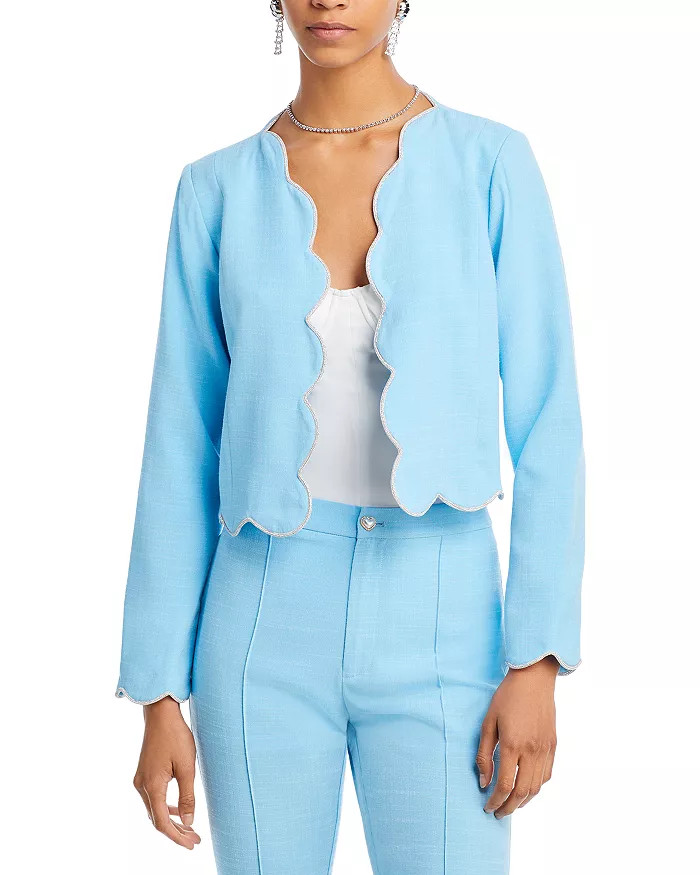 Scalloped Tweed Jacket - 100% Exclusive | Bloomingdale's (US)