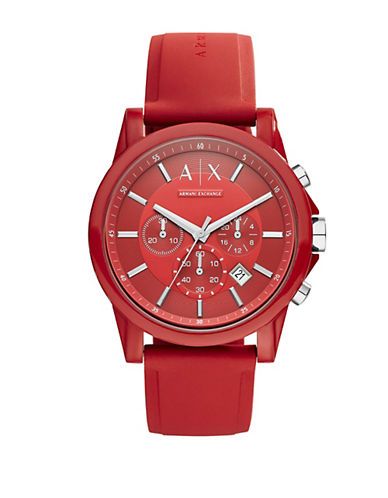 ARMANI EXCHANGE AX1328 Nylon and Silicone Watch | Lord & Taylor