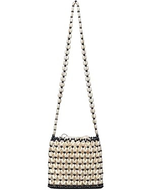 YYW Round Straw Bag Handwoven Natural Summer Beach Shoulder Bag Rattan Crossbody Purse for Women | Amazon (US)