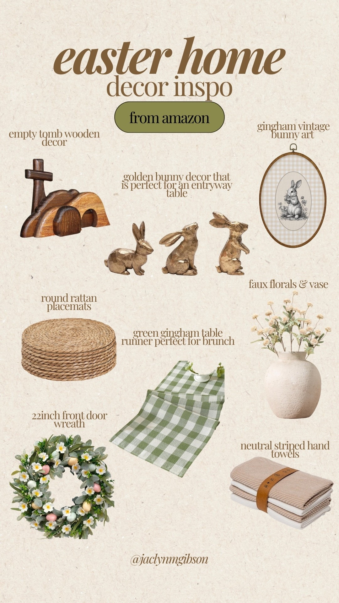 Easter home decor inspo from Amazon 🌿🐇🤍

#LTKHome #LTKSeasonal