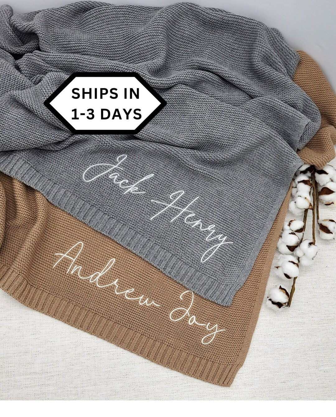 Custom Name Baby Blanket, Baby Gifts, Baby Blanket With Name, Embroidered Baby Blanket, Baby Show... | Etsy (US)