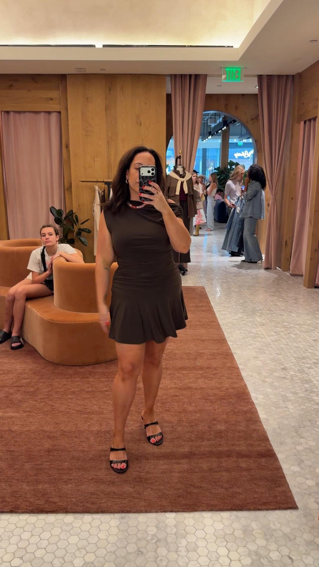 The cutest date night dress from @Aritzia do you think I should go back and grab it?! Wearing size medium but needed a large!

#LTKootd #LTKMidsize #LTKWorkwear