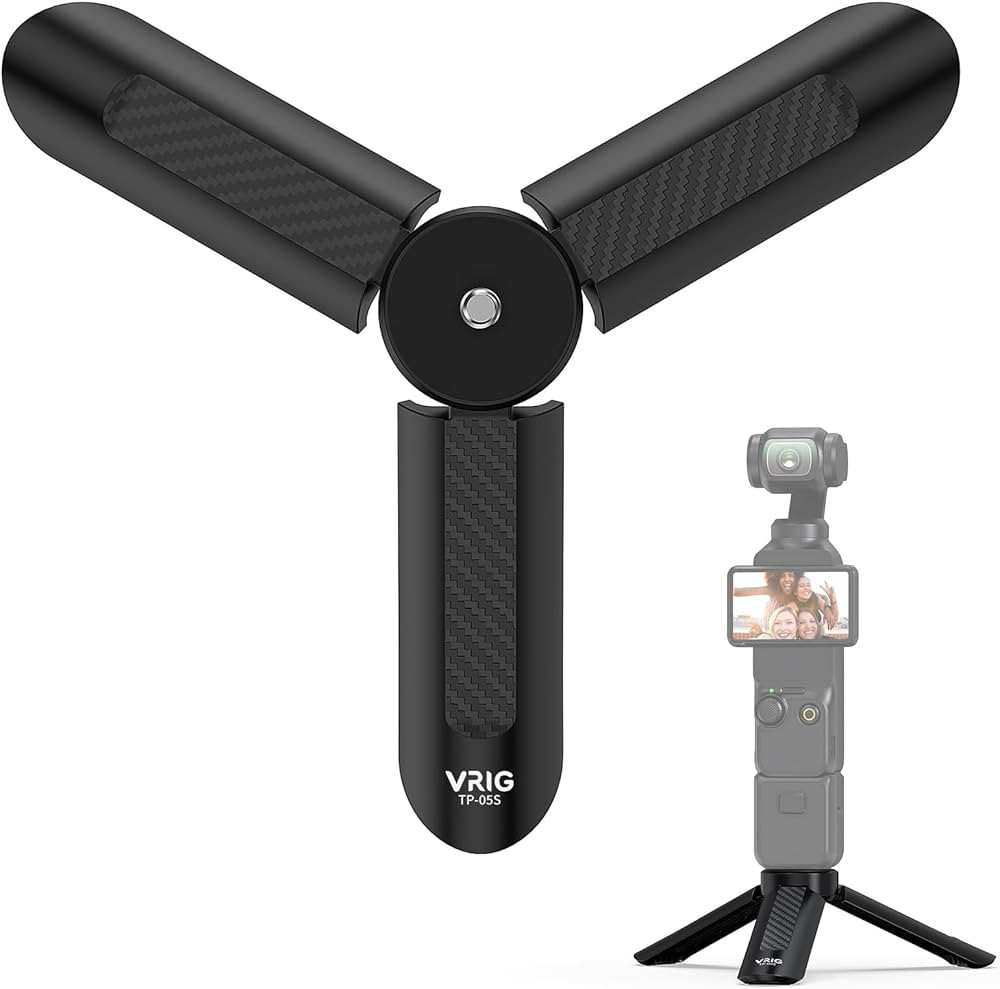 VRIG TP05S Mini Tripod for DJI OSMO Pocket4 & Pocket3,Portable Pocket Stand Desk Small Handheld S... | Amazon (US)