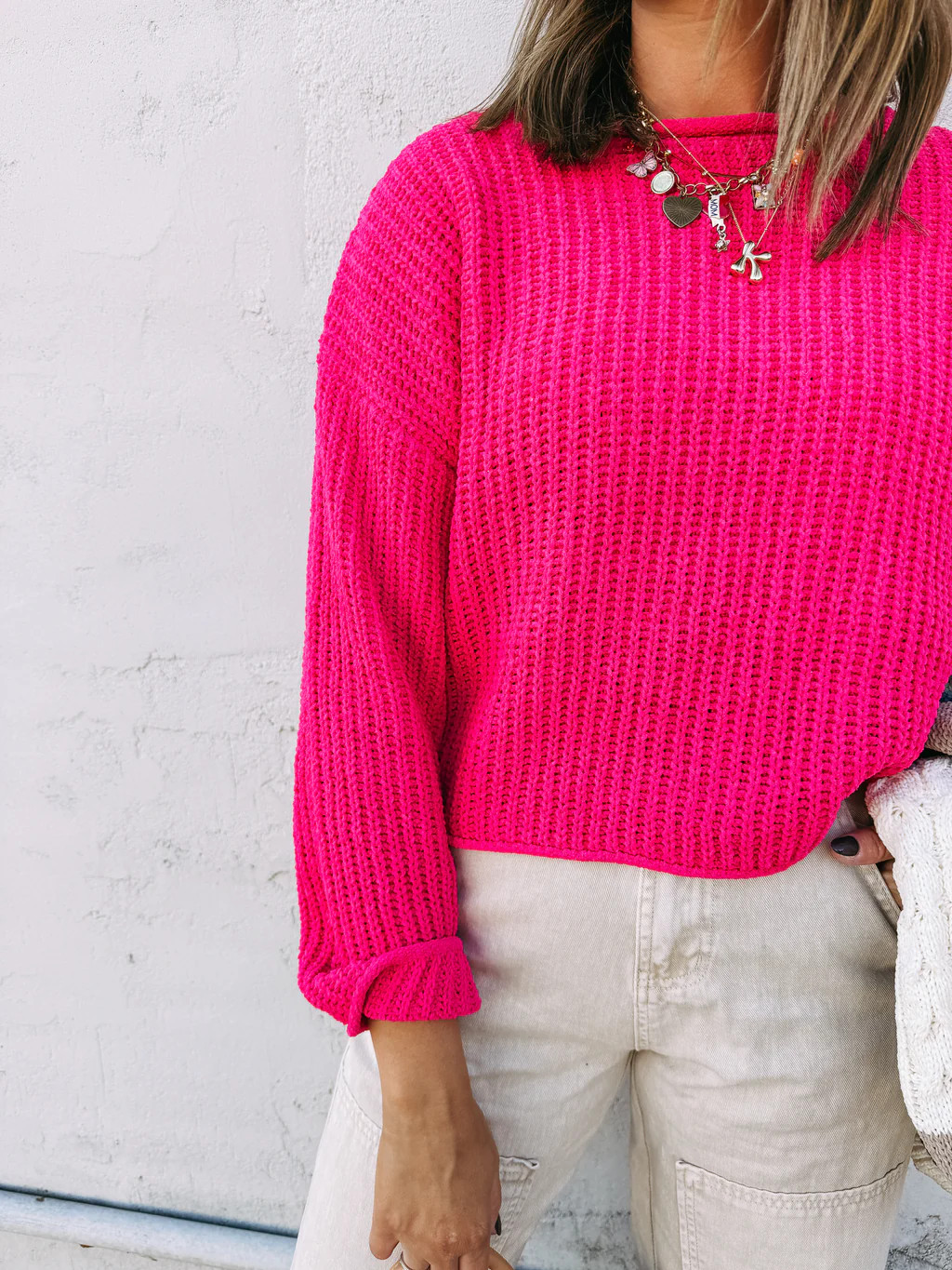 raspberry romance sweater | Etta & East
