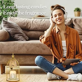 Candle Warmer Lamp for Top-Down Candle Melting, Vintage Aromatherapy Wax Melting lamp,Night Lamp ... | Amazon (US)