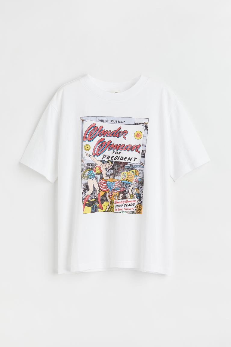 T-shirt with Motif | H&M (US + CA)