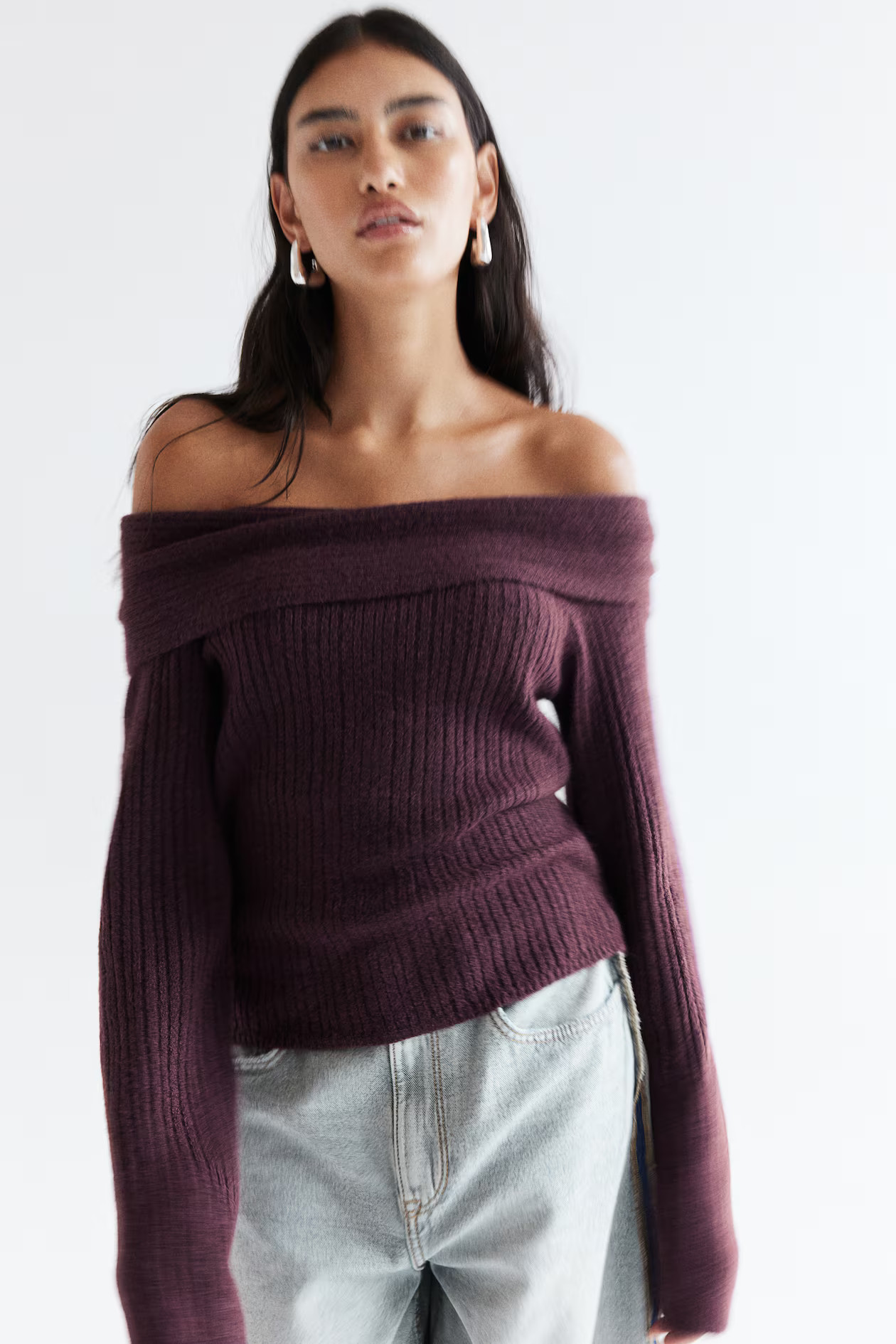 Off-the-Shoulder Sweater | H&M (US + CA)