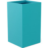 Darwin Tall Rectangular Planter - 72" x 24" x 42" - Sea Foam (Satin) | Jay Scotts | Plant Addicts