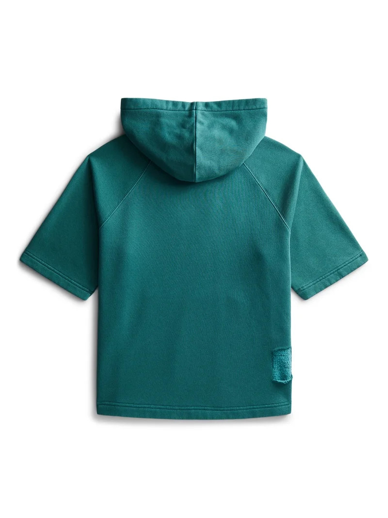 Weekend Academy Boys Fleece Hoodie with Short Sleeves, Sizes 4-18 | Walmart (US)