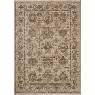 Haywood Ivory/Taupe 7 ft. 10 in. x 10 ft. Traditional Area Rug | The Home Depot
