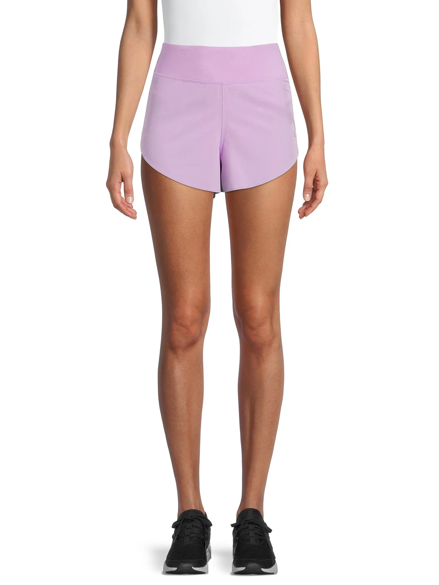 Athlux Women's Basic Luxe Dolphin Hem Running Shorts | Walmart (US)