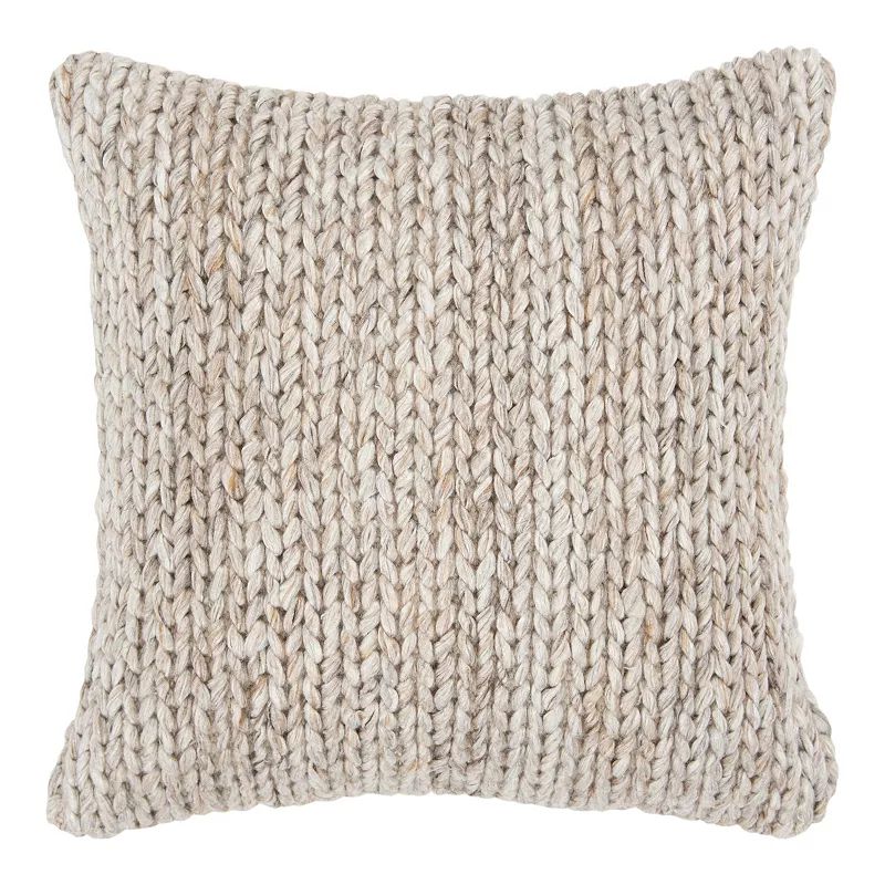 Rizzy Home Pamela Down Fill Throw Pillow, Natural, 20X20 | Kohl's