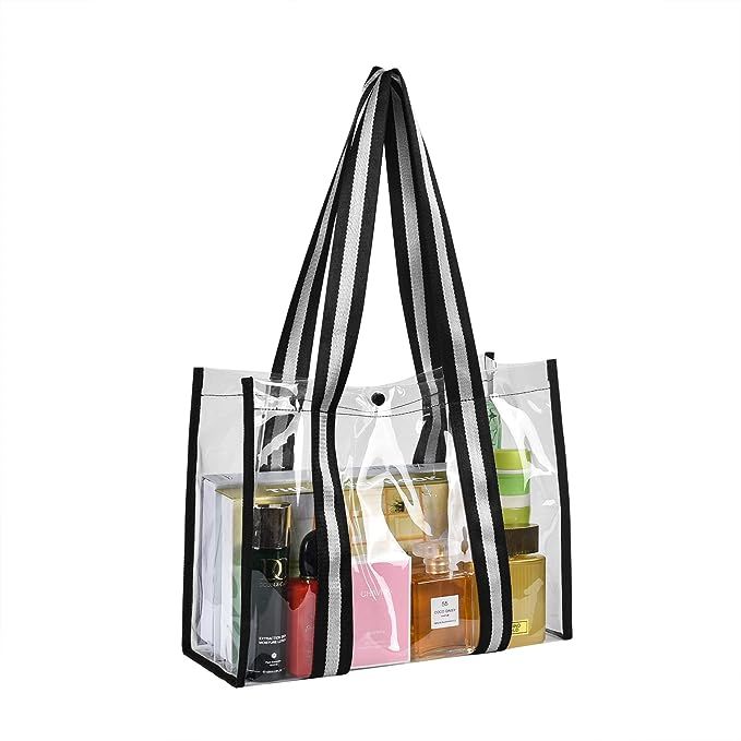 MAY TREE Clear Tote Bag Stadium Approved for women and men, Clear Stadium Bag for Concert Festiva... | Amazon (US)
