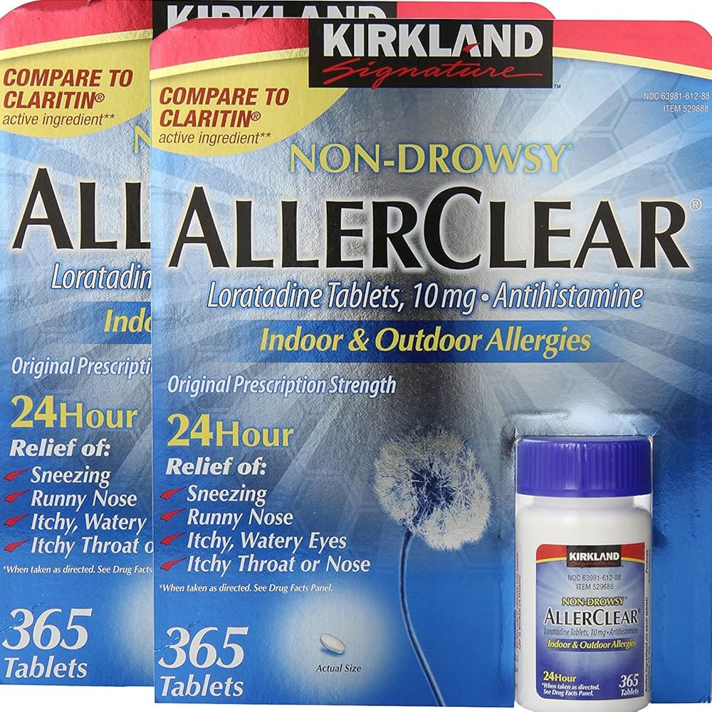 Kirkland Signature AllerClear, 365 Tablets (2 Pack) | Amazon (US)