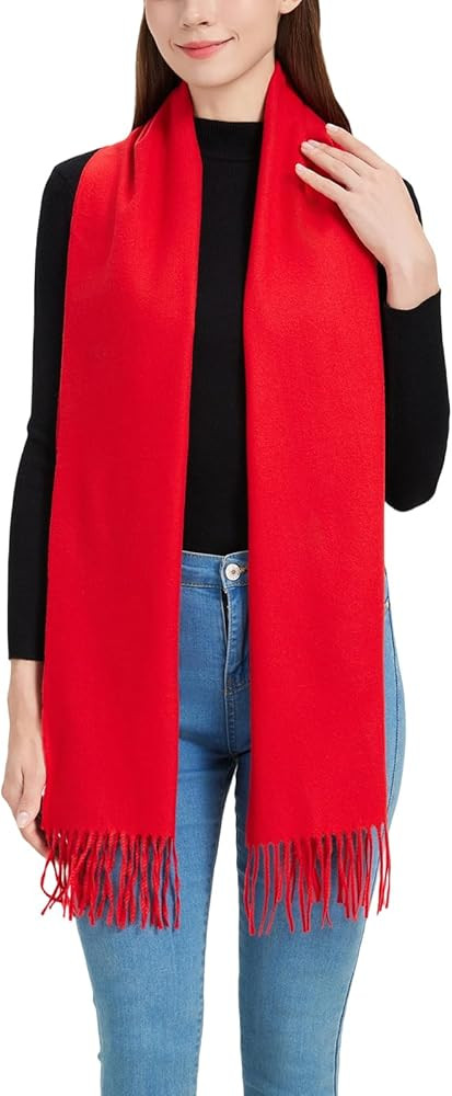 Plaid Scarf for Women and Men-Fall Winter Classic Tartan Checkered Plaid Scarves | Amazon (US)