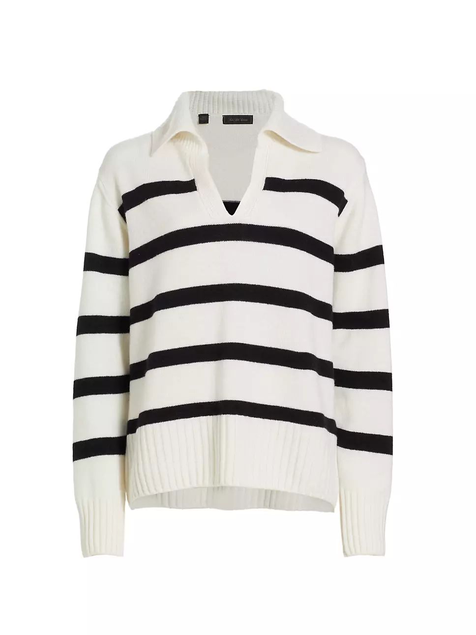 Collection Stripe Wool-Blend Polo Sweater | Saks Fifth Avenue