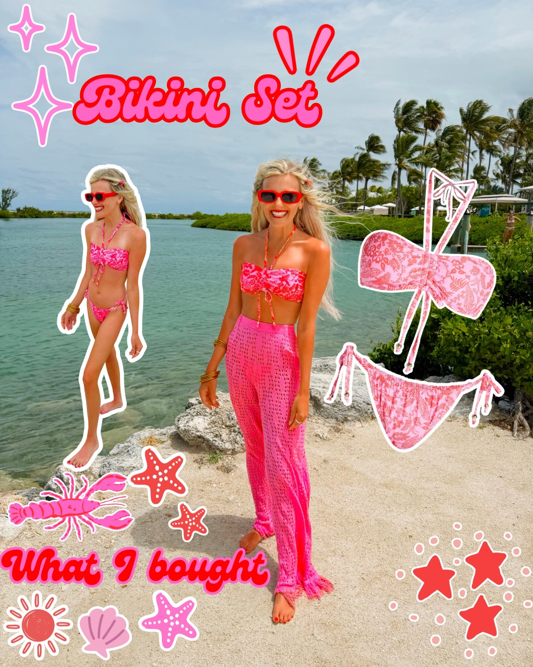 New Walmart arrivals! Vacation beach look! It’s giving Barbie! ❤️🩷🪩✨